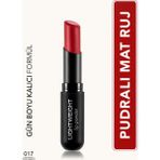 Lightweight Lip Powder Ultra Hafif Nemlendirici Stick Mat Ruj (017 This Night) 8682536063746 - KIRMIZI.