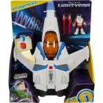 Lightyear - Buzz ve Işıklı Sesli Uzay Aracı, Oyuncak Uzay Gemisi ve Buzz Lightyear Figürü Seti, 3 Yaş ve Üzeri Hgt26