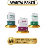 Ligone Milk Thistle Complex+ Provess Chlorella + Ligone Amino Asit Complex 3lü ( Avantajlı Paket ) - Aromasız