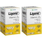 Ligone Vitamin D3 1000 IU 2x100 Kapsül