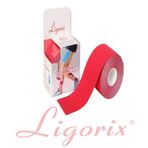 Ligorix Kinesio Tape Kırmızı 5 cm 5 mt Sporcu Bandı