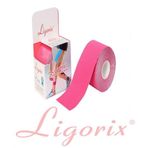 Ligorix Kinesio Tape Pembe 5 cm 5 mt Sporcu Bandı