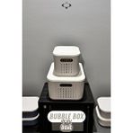 LİGROUND Bubble Box Dual İkili Kapaklı Çok Amaçlı Dekoratif Kutu 2 Adet Saklama Kutusu Düzenleyici Organizer