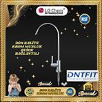 Ligth Gastro Dnt Fittings 304 Kalite Krom Musluk Quick Bağlantili Avrupa Tipi Aç Kapa Sistemli Gri