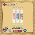 Ligth Gastro Lg Chem Sediment Block Gac Karbonlu 3 Ön Filtre Seti Quick.su Aritma Cihazlari İçin Beyaz