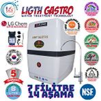 Ligth Gastro Light Gastro Pompalı .gümüş İyonlu Tatlandırıcılı. Alkali Ve Mineral Filitreli. 14 Aşama Su Arıtma Cihazı. Beyaz