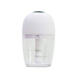 Lihuzmd Elektrikli Sarımsak Doğrayıcı, Kıyma Makinesi Küçük Mini Öğütücü USB Şarjlı Sebze Blender Mikser Bebek Maması Et Soğan Sarımsak Meyveleri için, Beyaz