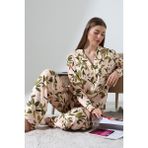 Likapa Likapashop Viskon Uzun Kol Pijama Takımı - Somon