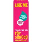 Like Me 100 ml Tüm Ciltler İçin Tüy Dökücü Krem Aloe Vera ve E Vitamini Zenginleştirilmiş Formül
