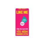 Like me Tüm Ciltler İçin 24'lü Yüz Ağda Bandı 4 ADET