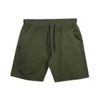 Likralı Büyük Beden 120-157 Kilo Arası İçin Uygun Bedenli Erkek Bağcıklı Gabardin Şort (HAKİ, 8XL)