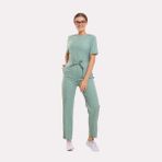 Likralı Dinamik Aster Medikal Üniforma, Spa, Estetik ve Güzellik Merkezi Tulum - Kadın, Mint Yeşil - Açık Yeşil - XS