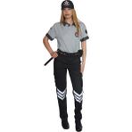 Likralı Kadın Güvenlik Pantolonu - Siyah - 46