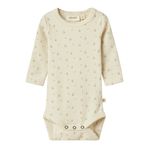 Lil' atelier baby Kadın Nbfgago Ls Slim Lil Noos Body, Turtledove., numeric_62