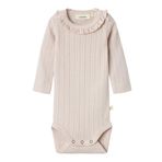 Lil' atelier baby Kadın Nbfrachel Nis Ls Slim Body Lil Noos, Gri Morn, numeric_56