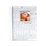 Lil Peach First 5 Years Dream Big Wordplay Bebek Hafıza Defteri, Yeni ve Bekleyen Ebeveynler için Cinsiyetten Ayrılmış Bebek Hatırası, Hamilelik ve Kilometre Taşı Günlüğü, Gri