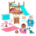 Li'l Woodzeez Ranzalı Çocuk Odası Oyuncak Seti, Çok Renkli