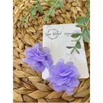 Lila Saçsız Bebek Tokası, Ikili Sevimli Saç Acıtmayan Kurdeleli Saçsız Bebek Tokası