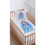 Lilabio %100 Pamuk Park Yatak Beşik Nevresim Takımı (70x120) Mavi Elsa