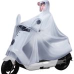 Lilac Knot Tek Parça Yetişkin 5 XL Beyaz Motosiklet Yağmurluğu