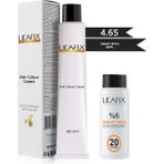 Lil'afix 4.65 Şarap Kızılı Krem Tüp Boya-20 V Oksidan 60 ml
