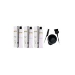 Lilafix 6.11 Yoğun Küllü Koyu Kumral 3'lü Krem Tüp Boya - 60 Ml + Boyama Seti