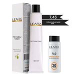 Lilafix 7.43 Yoğun Parlak Bakır Tüp 60 ml Saç Boyası