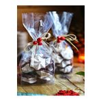 LilaHediyelikEşya 250 Adet 13x28 Cm Şeffaf Jelatin Poşet Bantsız Torba Pasta Kurabiye Şeker Aksesuar Poşeti 13*28