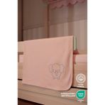 Lilalinda %100 Organik Pamuk Battaniye - Pudra Pembe - 90 x 90 cm