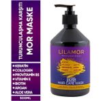 Lilamor Turunculaşma Karşıtı 500 ml Sarı ve Gri Saçlar İçin Silver Maske