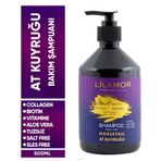 Lilamor Tuzsuz 500 ml At Kuyruğu Şampuanı