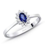 Lilarote 0.45 ct. Safir Pırlanta Yüzük