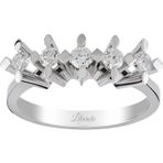 Lilarote Pırlanta 0.40 ct Beş Taş Pırlanta Yüzük