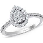 Lilarote Pırlanta 0.52 ct Damla Pırlanta Yüzük