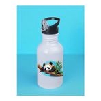 lili hediyelik Ağaçta Panda Baskılı Matara Suluk 600 ml - Sporcu Suluğu, Büyük Suluk, Spor Matara, Sporcu Sulukları