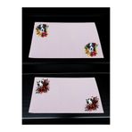 lili hediyelik Çiçek Ve Köpek Baskılı Mutfak Masası Keten Servis Bezi 28x40 Cm Amerikan Servis Bej, LH987240235235234123