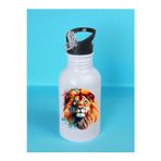 lili hediyelik Modern Aslan Baskılı Matara Suluk 600 ml - Sporcu Suluğu, Büyük Suluk, Spor Matara, Sporcu Sulukları