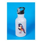 lili hediyelik Modern Kuş Baskılı Matara Suluk 600 ml - Kız Çocuk Suluk, Kız Sulukları