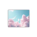 lili hediyelik Pembe Bulut Desenli Mouse Pad 22x18 cm LH98732647902346234