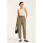 Lili Woman Kadın Premium Cep Kapaklı Gabardin Pantolon – Relaxed Fit P.p006
