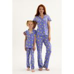 Lilian L40289 Sweet Pijama Takımı Anne Kız Pijama Takımı.ayrı Ayrı Satılır Fiyatlar Farklıdır - Lila