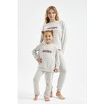 LILIAN Someday Gri Eşofman takımı Anne Kız Pijama Takımı.ayrı Ayrı Satılır Fiyatlar Farklıdır