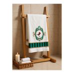 Lilies Atelier Pip Studio Love Bird Yeşil Havlu 30x50 – %100 Pamuk, Nakışlı El ve Misafir Havlusu