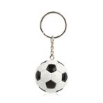 LILIKAI Futbol anahtarlık, anahtarlık, futbol, erkek çocuklar için futbol hediyesi, erkek çocuklar için futbol hediyesi, kolye ucu, futbol antrenörü, erkek/kadın, spor okulu ödülü, Siyah, 1