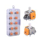LiLiTok 10 ADET Analog Joystick Thumb Stick Yedek PS4/PS5/Xbox one/Switch Pro, oyun denetleyicisi Joystick Hall Rocker Joystick Analog Sensör Modülü (Switch Pro için)