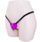 Lilitu Shop 10 Titreşim Fonksiyonlu Belden Bağlamalı Vajinal Kelebek Vibratör - Heartbeat
