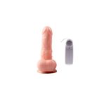 Lilitu Shop 14 cm Belden Bağlamalı Kumandalı Gerçekçi Titreşimli Dildo Vibratör Penis