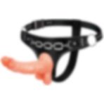 Lilitu Shop 15,7 cm Belden Bağlamalı İçi Dolu Strapon Penis