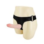 Lilitu Shop 16 cm Belden Bağlamalı İçi Dolu Strapon Penis
