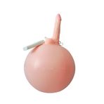 Lilitu Shop 16 cm Realistik Titreşimli İnflatable Pilates Toplu Vibratör Penis BDM1112